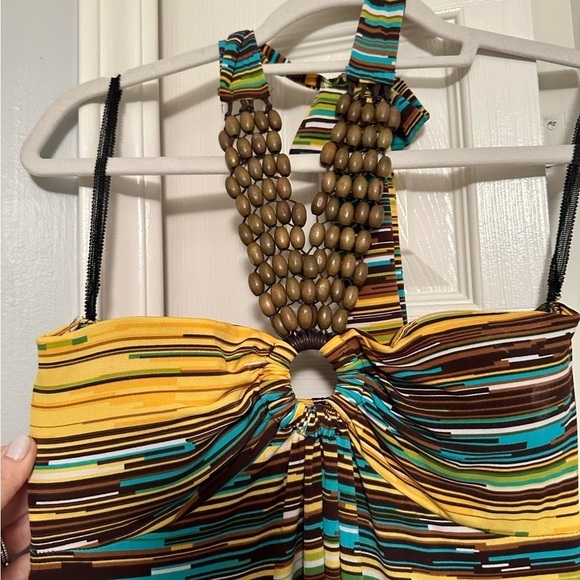 Fresh Of LA Boho Striped Maxi Dress - Picture 3 of 7